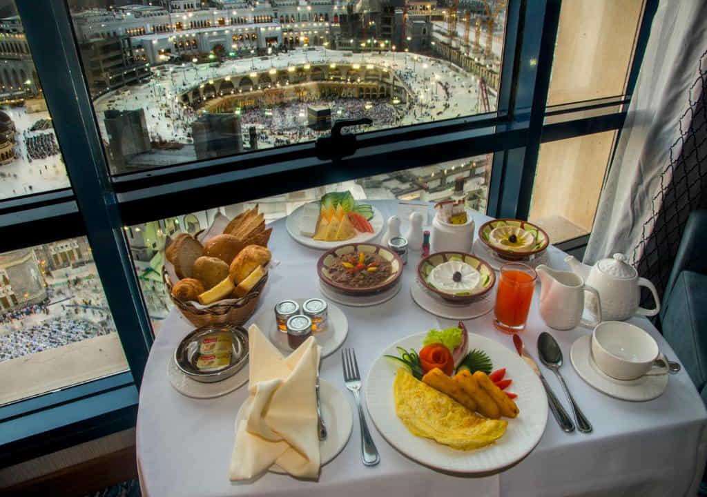 Breakfast from makkah hotels